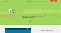 Desktop Screenshot of etrip-agency.com